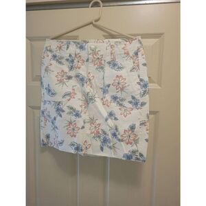 Seven7 Muilt Color flower stretch cotton utility skirt sold separately NWT 20"L